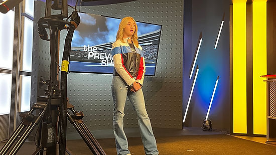 Lacey Caroline hosts Special Edition of the Preview Show for NASCAR